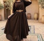 کراپ سارافون زنانه ، رویه سارافون جنس شانتون صوفیا - تصویر 5