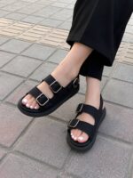 صندل لژ دار جنس سوییت خارجی ، صندل زنانه ، صندل لژ دار