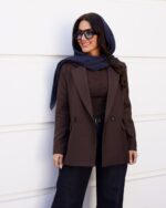 تک کت و کمربند چرمی اسپرت زنانه ، تک کت زنانه - تصویر 2