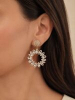 گوشواره جدید مجلسی ، گوشواره جواهری ، گوشواره مجلسی - تصویر 2