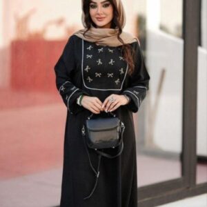 پیراهن زنانه ، پیراهن گلدوزی شانتون ، پیراهن پاپیون زنانه ، پیراهن ترند گلدوزی