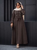 پیراهن زنانه ، پیراهن گلدوزی شانتون ، پیراهن پاپیون زنانه ، پیراهن ترند گلدوزی - تصویر 5