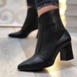 نیمبوت جدید ، نیم بوت زنانه ، نیم بوت پاشنه دار زنانه ، نیمبوت پاشنه دار - تصویر 4