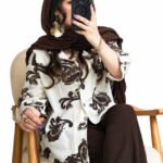 شومیز الیزه طرحدار ، شومیز زنانه الیزه ، شومیز طرحدار زنانه ، شومیز زنانه