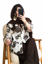 شومیز الیزه طرحدار ، شومیز زنانه الیزه ، شومیز طرحدار زنانه ، شومیز زنانه