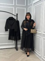 ست سه تیکه زنانه، ست زنانه گیپور ، ست بیرونی ، ست مجلسی ، ست زنانه ، ست کت دامن و شال